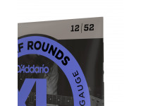 EHR350 12-52 Jazz Light, XL Half Rounds Electric Guitar Strings